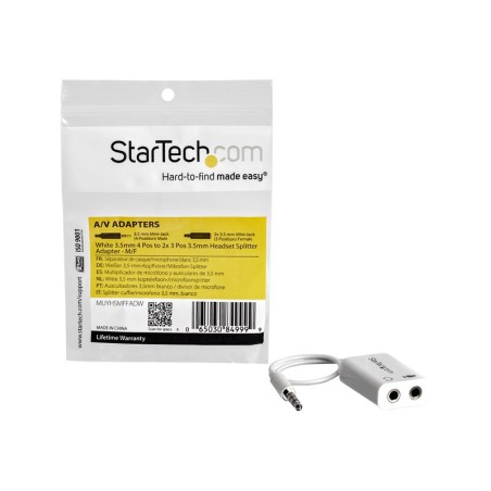 StarTech.com Mikrofon und Kopfhörer Splitter