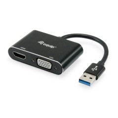 Equip USB3.0-  HDMI,VGA 1920x1080/60Hz 0.15m