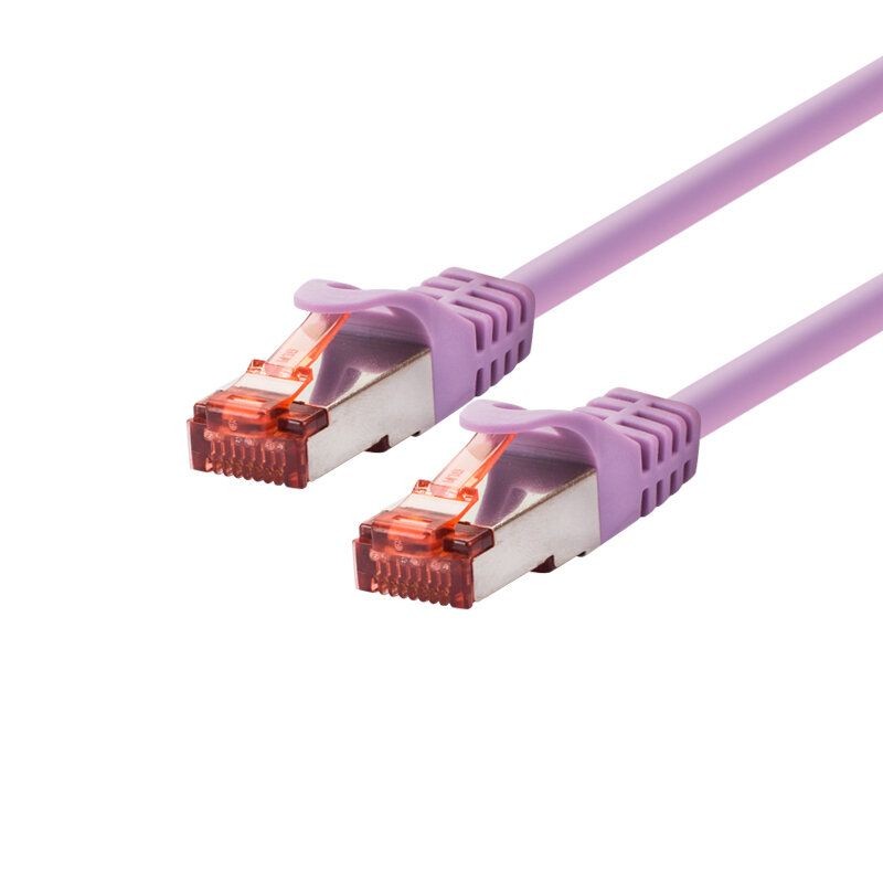 Cable CAT6 0,3M Violett