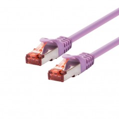 Cable CAT6 0,5M Violett