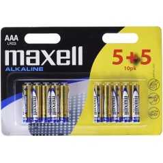 Maxell Batterie Alkaline AAA Micro LR03 10St.