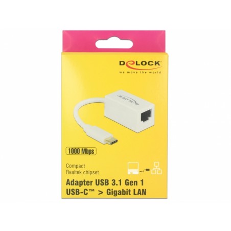 DELOCK USB-C   Gigabit LAN Adapter
