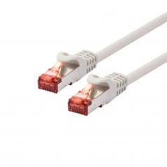 Cable CAT6 0,3M Ivory