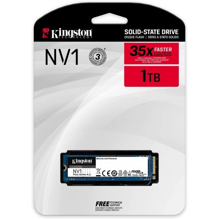 Kingston NV1 1TB SSD NVMe PCIe 3.0 M.2