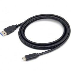 Equip USB Kabel 3.2 A -  C St/St 2.0m 3A schwarz