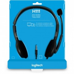 Logitech Stereo Headset H111 black retail