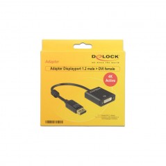 Displayport Adapter Delock DP -  DVI(24+5) 4K Aktiv