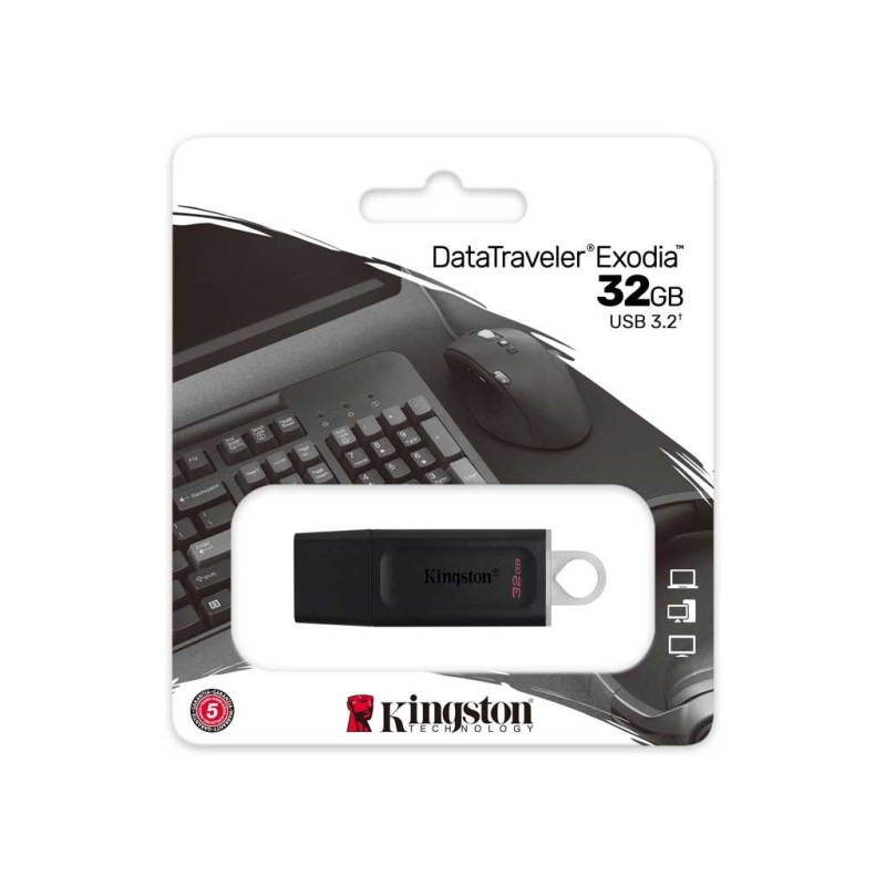 USB-Stick 32GB Kingston DataTraveler DTX USB 3.2 (BL/WH